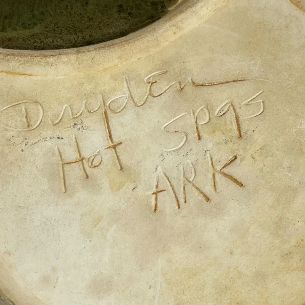 VTG Dryden Pottery Apple Bowl 9